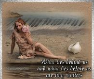 What lies behind us and what lies before us....