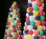 DIY Gum Drop Christmas Trees