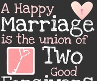 a happy marriage