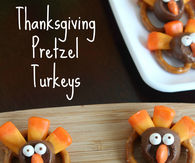 pretzel Turkeys for Thanksgiving