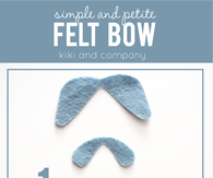 Simple Felt Bow