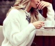 Long Winter Boots and Sweater