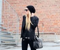 black Winter Outfit