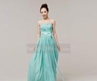  Sweetheart Neck Chiffon Bridesmaid Dresses