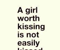 A Girl Worth Kissing