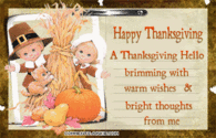 A Thanksgiving Hello