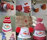 DIY Snowman Pots