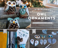 DIY Owl Ornaments