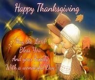 Happy Thanksgiving May The Lord Bless You