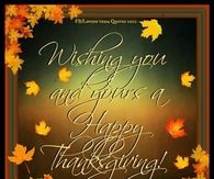 Wishing You A Happy Thanksgiving