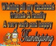 Happy Thanksgiving Facebook friends