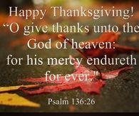 Happy Thanksgiving