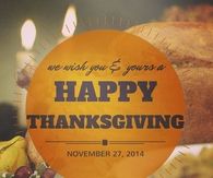 Wishing You A Happy Thanksgiving