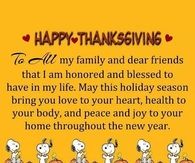 Happy Thanksgiving Family ad Friends