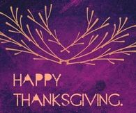 Happy Thanksgiving