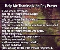 Thanksgiving Day Prayer