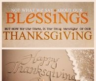 True Measure of Thanksgiving
