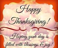 Thanksgiving Blessings