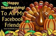 Happy Thanksgiving Facebook friends