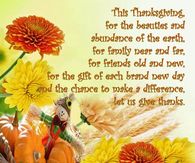 I am thankful for many blessings in my life, you are one of them