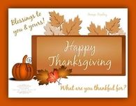 Thanksgiving Blessings