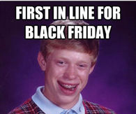 First In Line On Black Friday