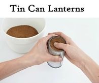 DIY Tin Can Lanterns