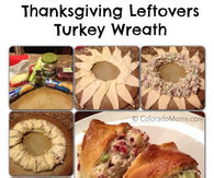 Thanksgiving Leftover Turkey Wreath