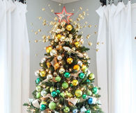 Christmas Tree Filled With Christmas Balls
