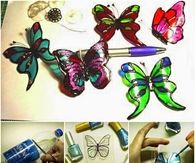 DIY Bottle Butterflies