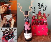 How to make reindeer bottles for Christmas
