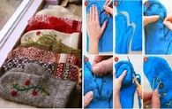 DIY Sweater Mittens