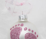 Baby Feet Christmas Ornaments