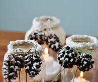 Pinecone Candles
