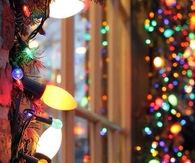 Christmas Lights Around The Window