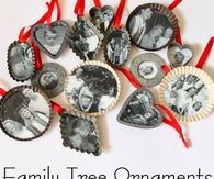 How to make family tree ornaments