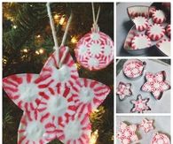 How to make peppermint candy christmas ornaments