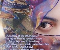 What he does not say