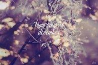 Tomorrow is December