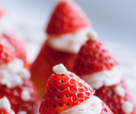 Strawberry santa treat