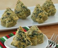 How to make spinach frittata trees