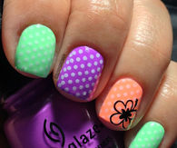 How to make china glaze neon nails