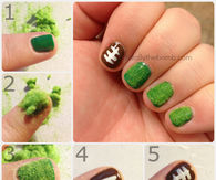 How to make football nails