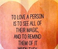 to love a person