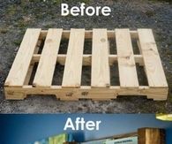 DIY Pallet Shelves