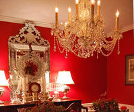 Beautiful Dining Room at Christmas