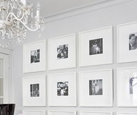 Black and White Dining Room