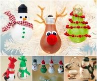 DIY Christmas Bulb Ornaments
