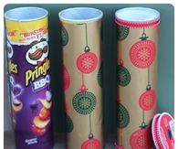 DIY Cookie Gift Holders From Pringle Jars