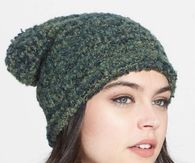 Modeling a Green Beanie